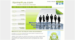 Desktop Screenshot of formsrus.com