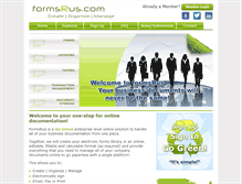 Tablet Screenshot of formsrus.com